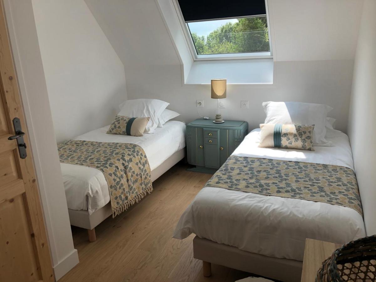 chambre d'hôtes Le Domaine de la Vallée Saint-Martin-de-Varreville Exterior foto
